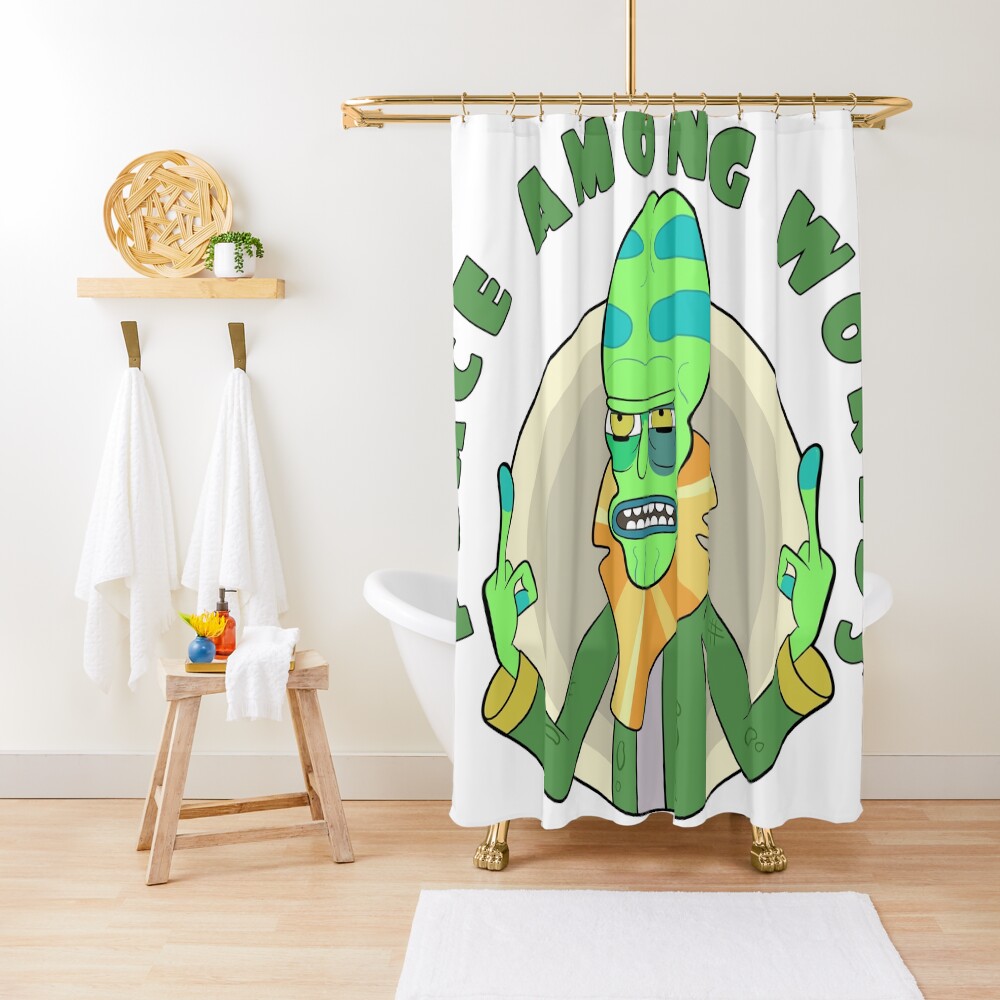 Peace Among Worlds - Zeep Xanflorp Shower Curtain
