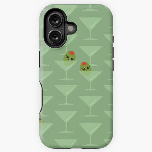 Vista previa del artículo con la obra « colgando en copas de martini sobre un fondo verde salvia.», diseñado y vendido por carabara.