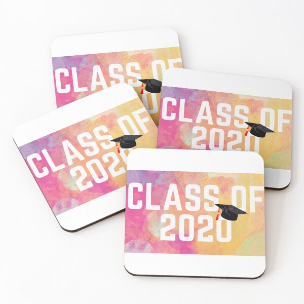 Item preview, Class Of 2020 Graduate with Watercolor background and White Font designed and sold by vineeth.