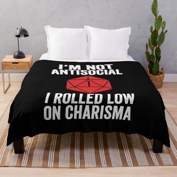 Item preview, DND Player Antisocial designed and sold by Shirthero247.