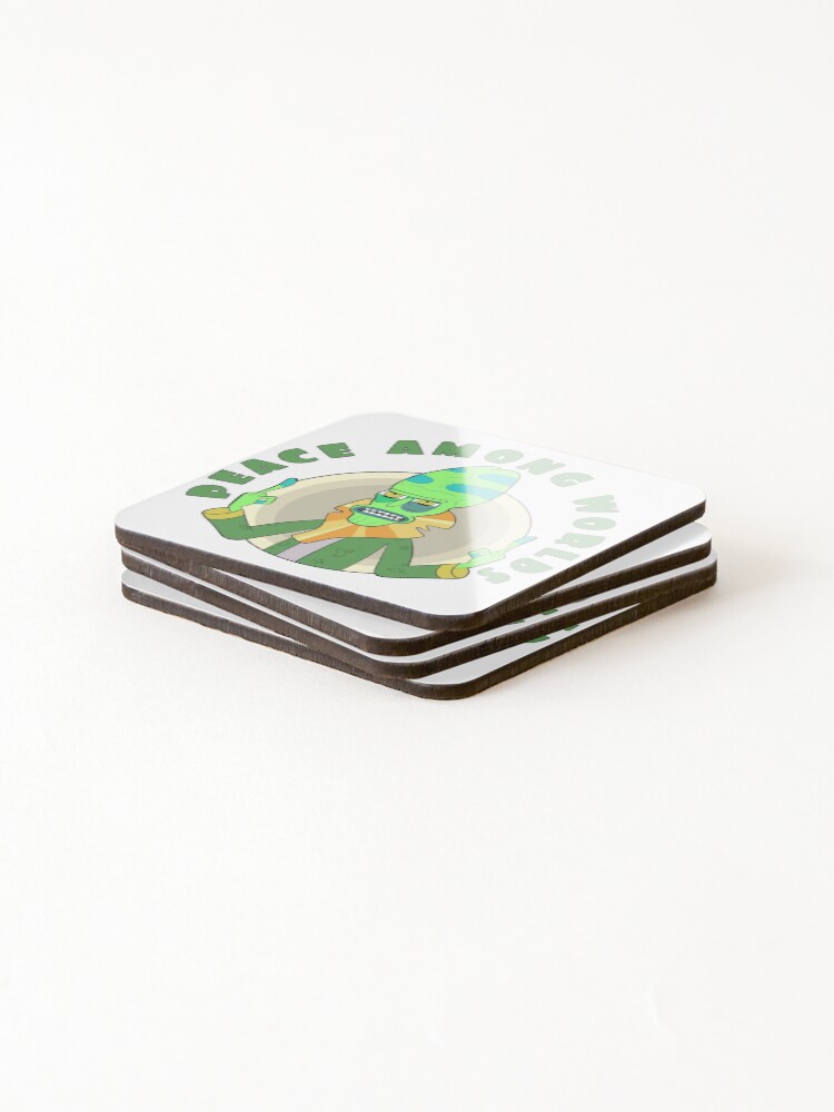 Alternate view of Peace Among Worlds - Zeep Xanflorp Coasters (Set of 4)