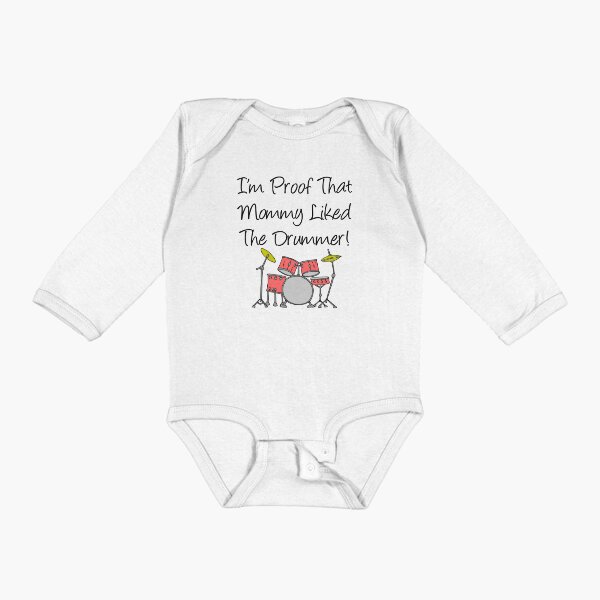Item preview, I'm Proof That Mommy Liked The Drummer Pink Drum Set designed and sold by jaycartoonist.