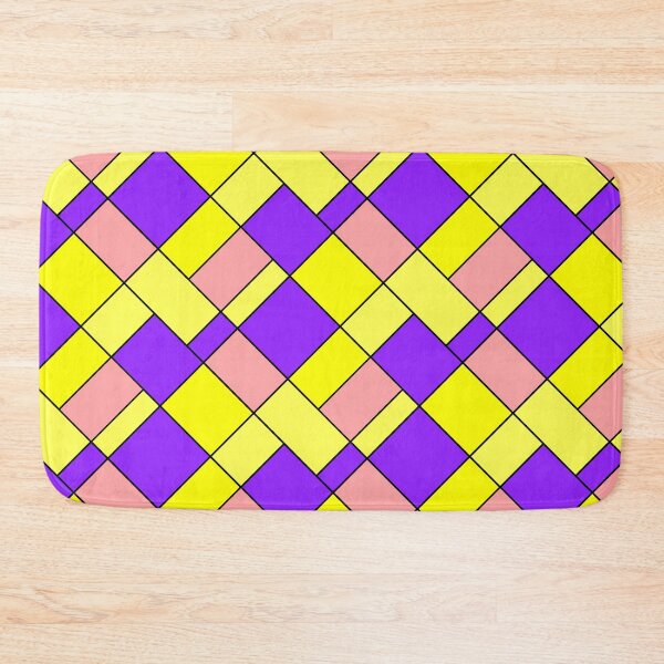 Item preview, Lemon lilac plaid designed and sold by fuzzyfox.