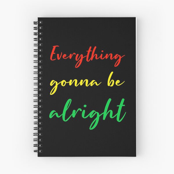 Item preview, Everything gonna be alright reggae rasta colours gift designed and sold by Stageystuff.