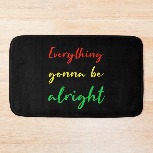 Item preview, Everything gonna be alright reggae rasta colours gift designed and sold by Stageystuff.