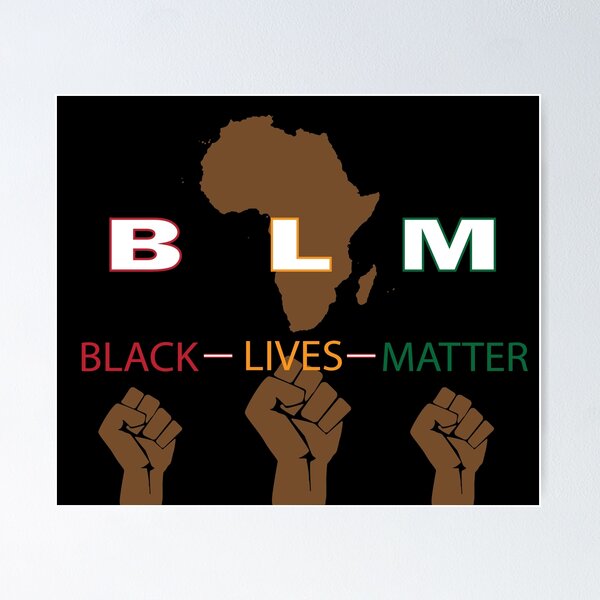 Aperçu de l'œuvre BLM Black Lives Matter Juneteenth Africa power fist Black Power fist créée et vendue par wtfbba.