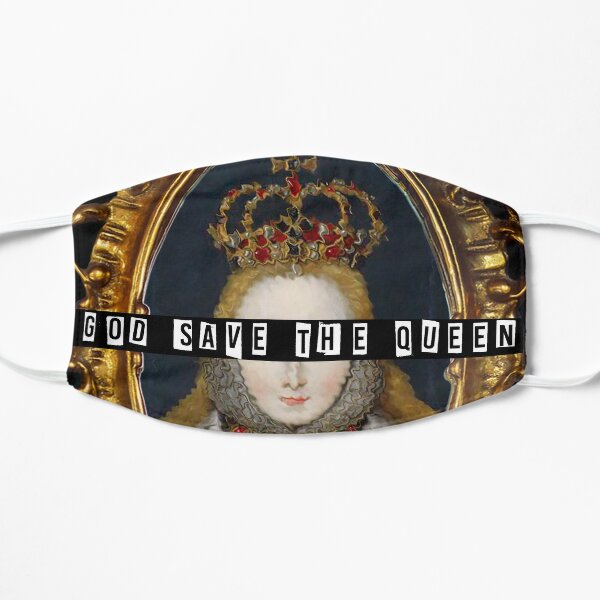 God save the Queen Flat Mask