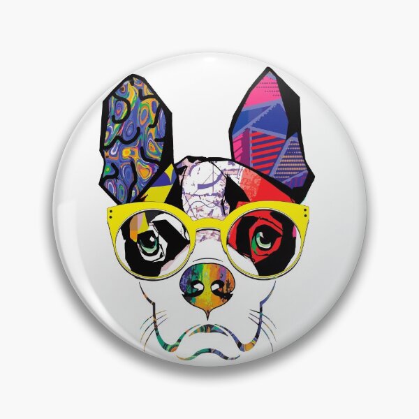 Item preview, Boston terrier gafas amarillas designed and sold by Charran.