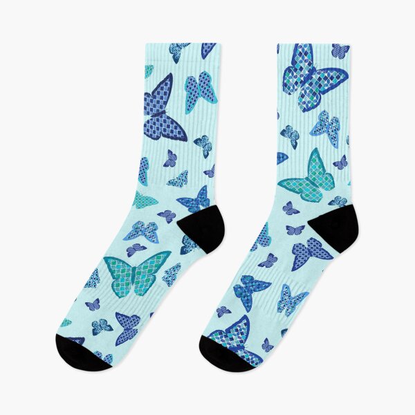 Item preview, Blue Mosaic Butterflies designed and sold by SpeareCreations.