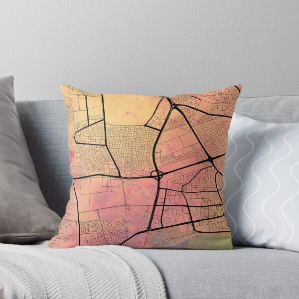 Item preview, Antalya Street Map Art Watercolor Coloring designed and sold by IvonDesign.