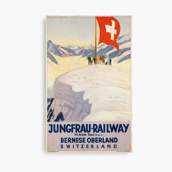 Vintage poster - Switzerland Canvas Print