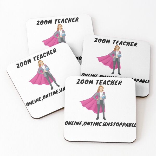 Item preview, Zoom Teacher - Online,Ontime,Unstoppable fun quarantine succs tshirt,mug and notebook gear designed and sold by GmolahUnlimited.