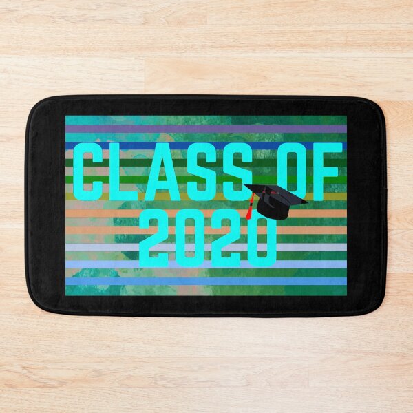 Item preview, Class Of 2020 Greenish Blue Font With Colorful Watercolor Behind designed and sold by vineeth.