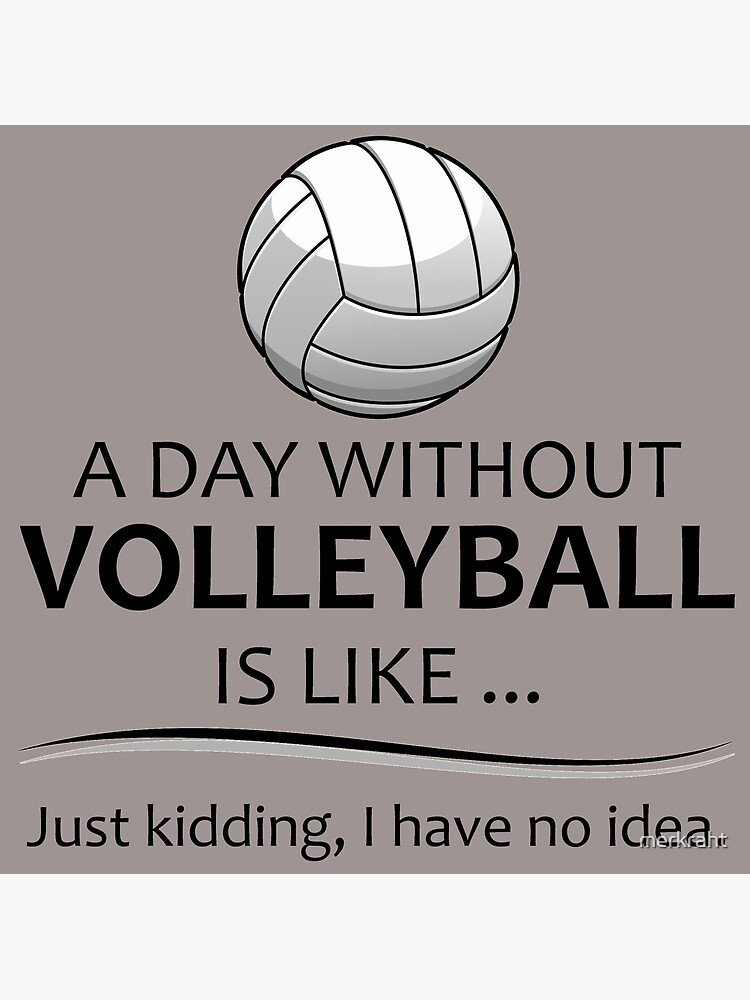 I Love Volleyball Beach Sports Players Word Art Design Funny Gift