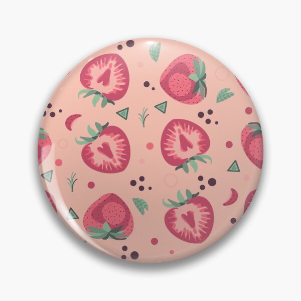 Item preview, Patrón muy rosado de fresa designed and sold by Simplulina.