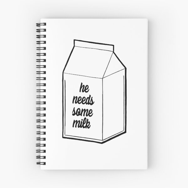 Item preview, “He Needs Some Milk” Vine Quote designed and sold by alainakozyart.