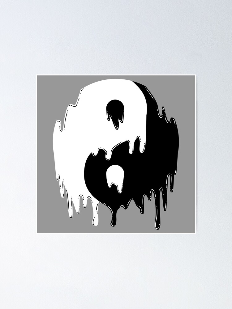 Dripping Yin Yang' Sticker