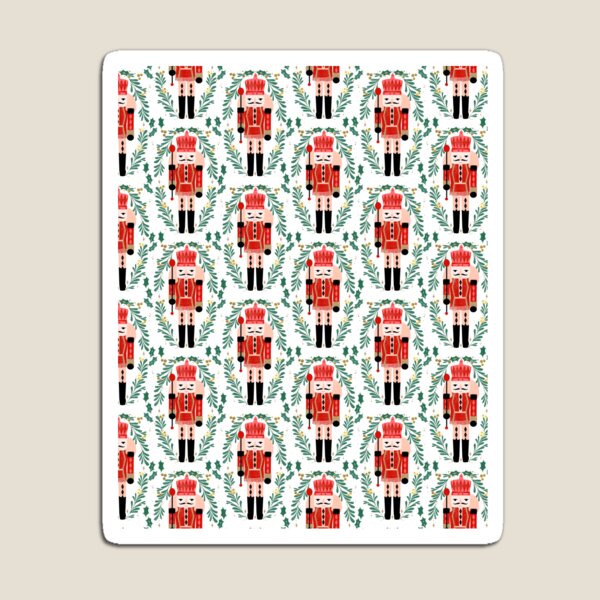 The Nutcracker - Red and Green by Andrea Lauren Magnet