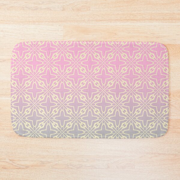 Item preview, Star Tiled Pattern on Pink fading into Grey designed and sold by carllaev.