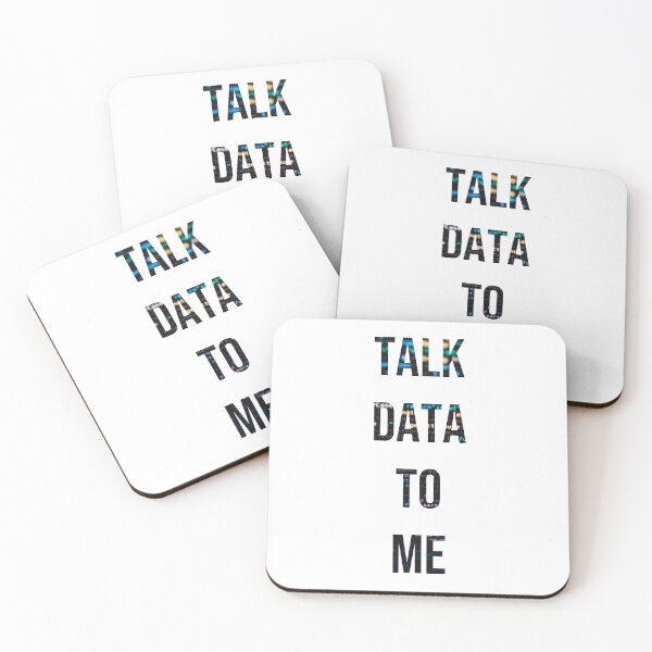 Item preview, Minimalist "Talk Data To Me " Black with code on White  designed and sold by samasa66.