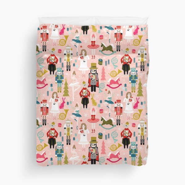 The Nutcracker - Blush by Andrea Lauren Duvet Cover