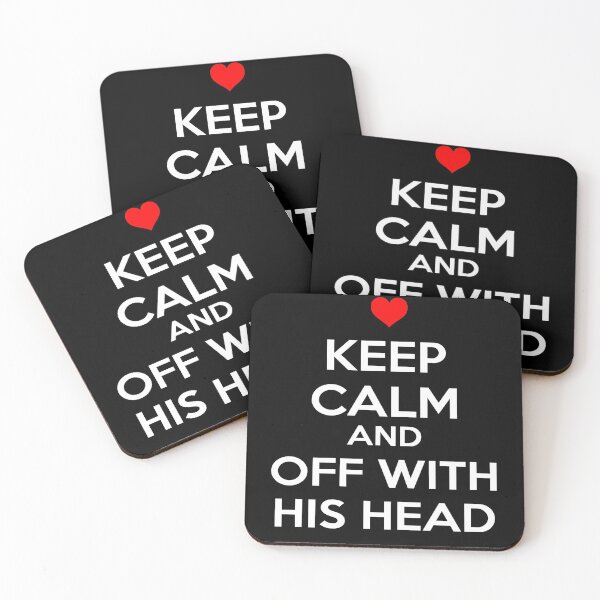 Item preview, Keep Calm And Off With His Head designed and sold by babydollchic.