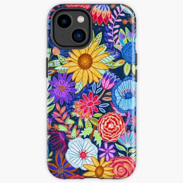 Funky Festive Floral iPhone Tough Case