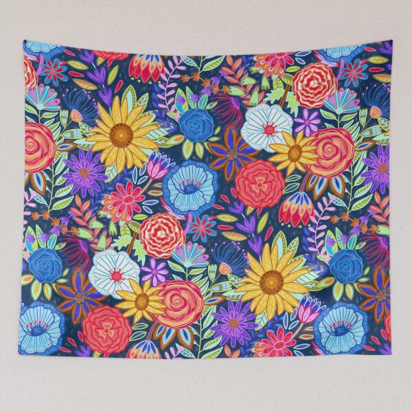 Item preview, Funky Festive Floral  designed and sold by TigaTiga.