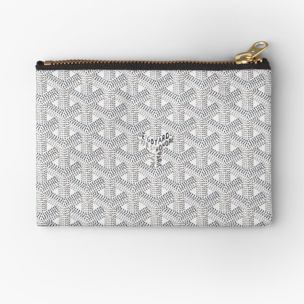 White goyard1,pattern Zipper Pouch