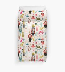 The Nutcracker - Beige by Andrea Lauren Duvet Cover