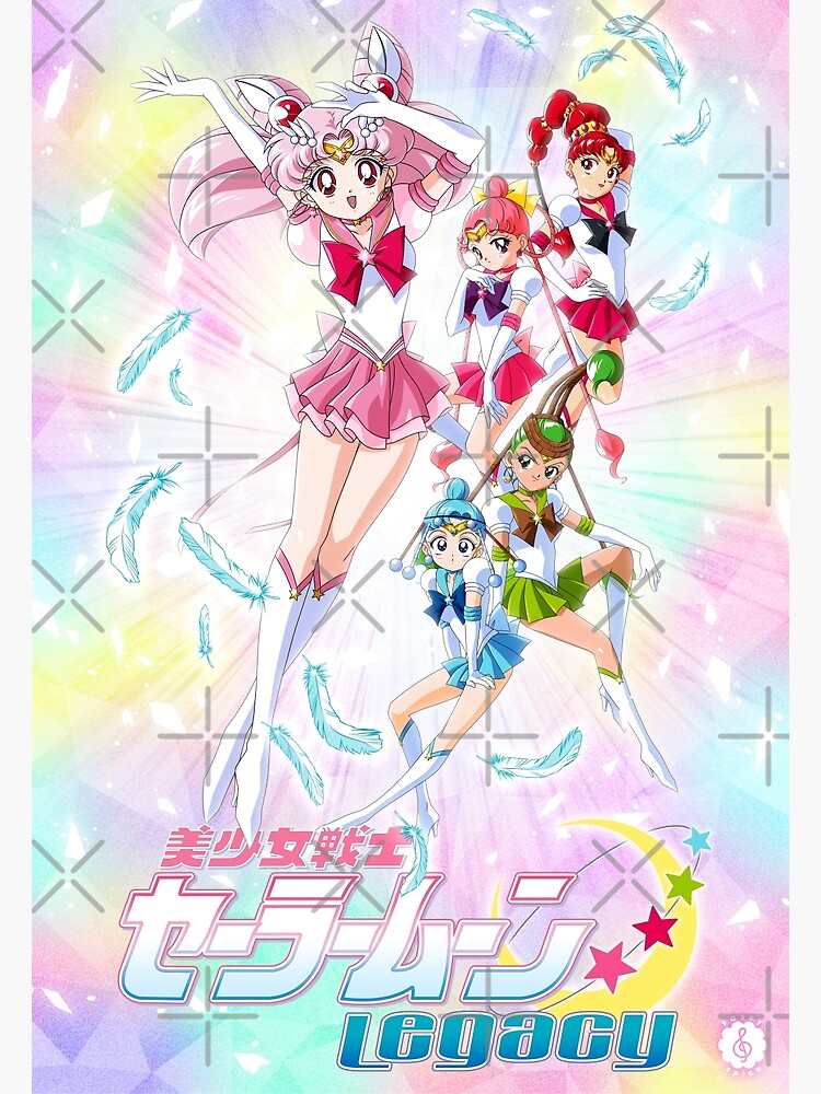 "Eternal Sailor Chibi Moon & Sailor Asteroids" Poster by SassySpice