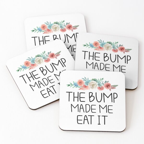 Item preview, The Bump Made Me Eat It, Pregnancy, Pregnancy, Bump, Maternity, Baby Announcement Gift Floral background designed and sold by Chamssou.