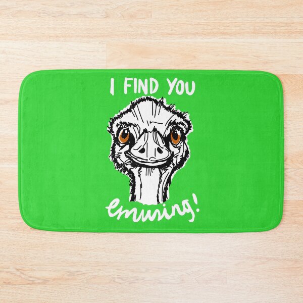 Item preview, Funny Australian Emu Pun Quote designed and sold by sketchNkustom.