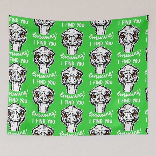 Item preview, Funny Australian Emu Pun Quote designed and sold by sketchNkustom.