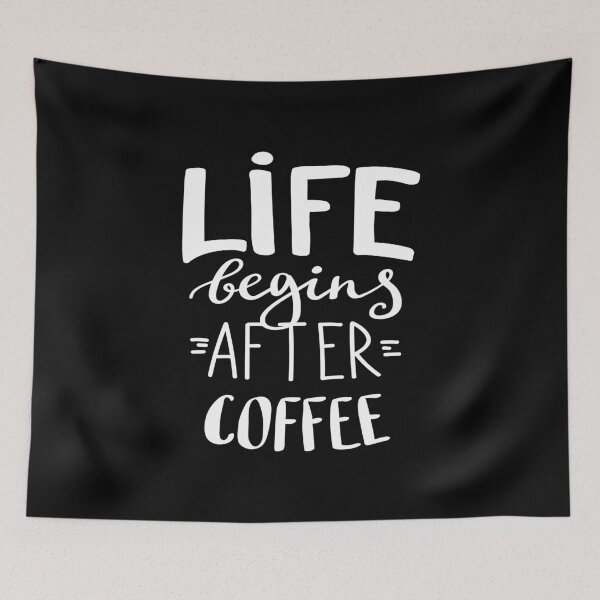 Item preview, Life Begins After Coffee designed and sold by ProjectX23.
