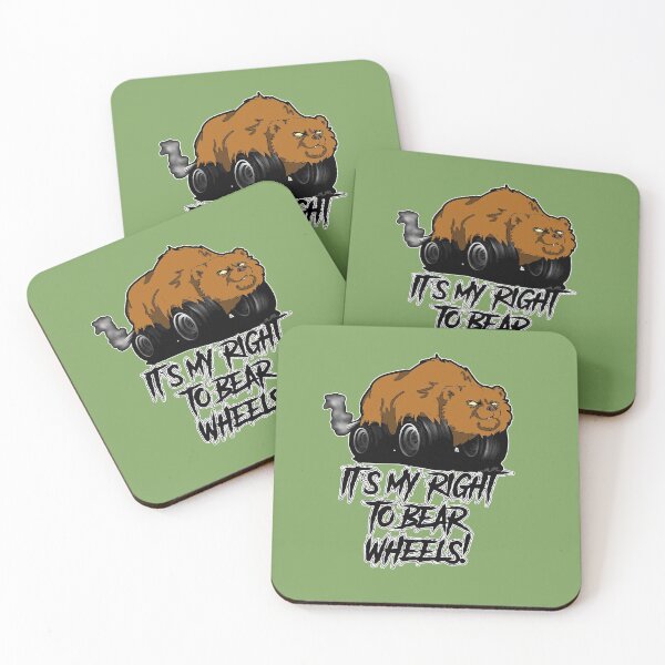 Item preview, Grizzly Bear Monster Wheels: Right to Bear Wheels designed and sold by iduzarts.