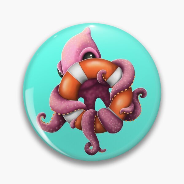 Item preview, Oggie the Octopus designed and sold by Debz-Draws.
