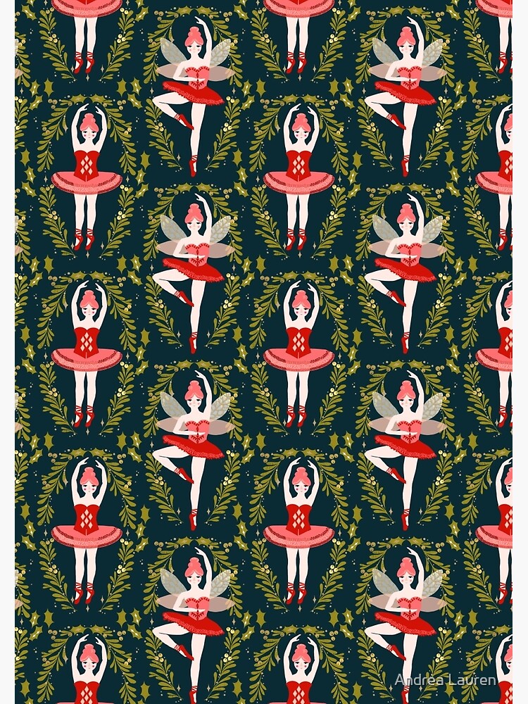 Thumbnail 3 of 3, Spiral Notebook, The Nutcracker - Navy by Andrea Lauren designed and sold by Andrea Lauren.