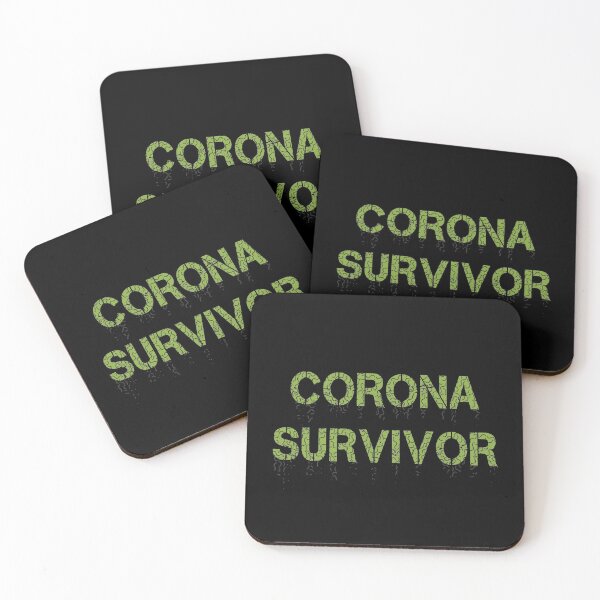 Item preview, Corona survivor coronavirus survivor t-shirt designed and sold by Catcrea.