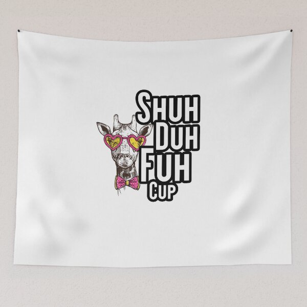 Item preview, Funny Rude Giraffe Sarcastic Humor Gifts Shu Duh Fuh Cup Funny Giraffe Sticker designed and sold by Akmloza.