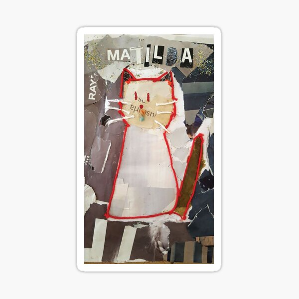 Red Cat Sticker
