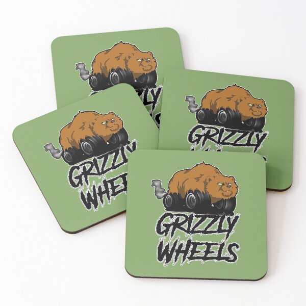 Item preview, Grizzly Bear Monster Wheel: Grizzly Wheels designed and sold by iduzarts.
