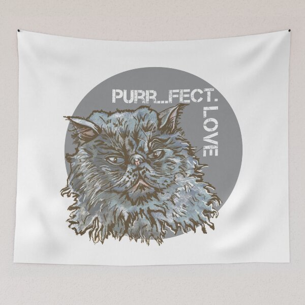 Item preview, Purr..fect Love, Cat. I am happy. designed and sold by DebbieJoyArt.