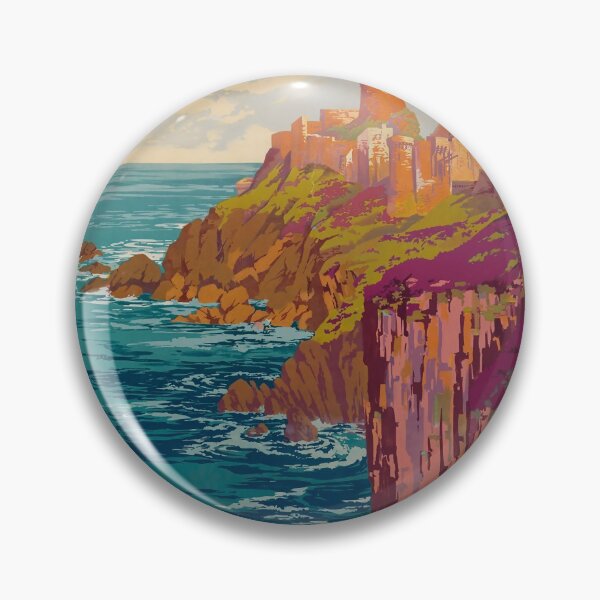 Aperçu de l'œuvre ETAT La Cote Bretonne affiche vintage créée et vendue par stickart-marek.