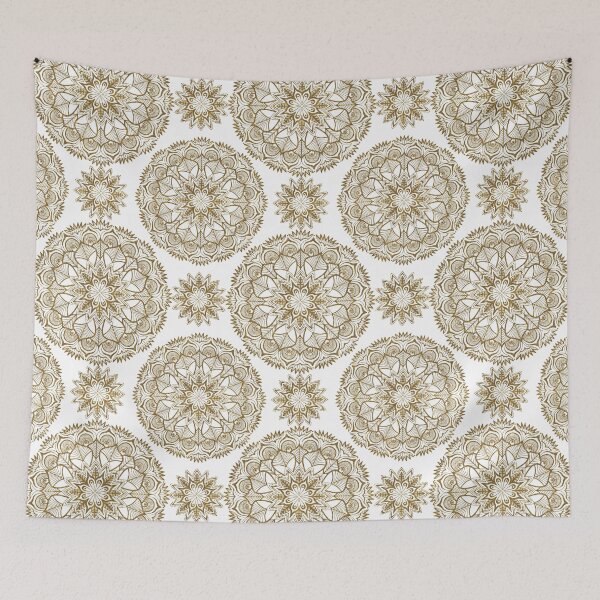 Item preview, Golden buddist meditation mandala for body, mind and spirit  designed and sold by Lenushka.