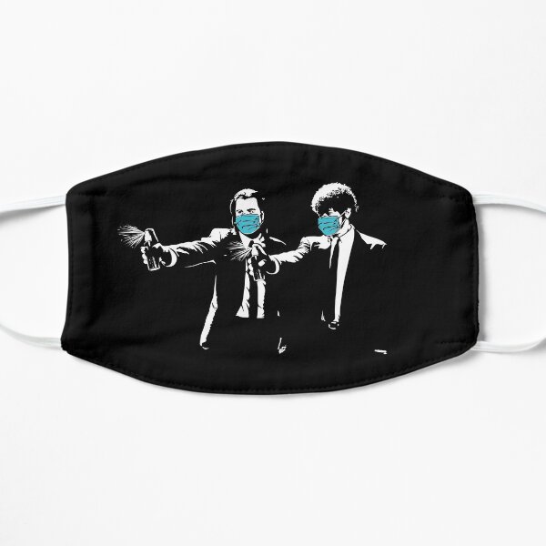 Covid Fiction Spray Flat Mask