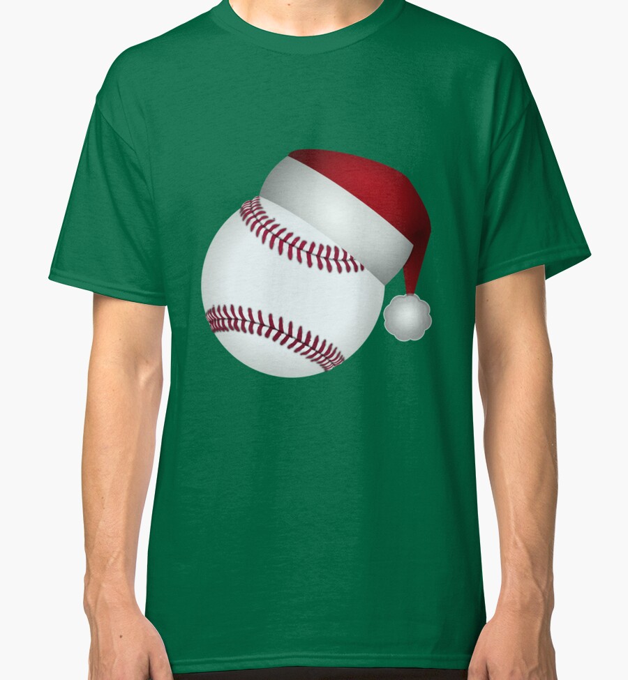 baseball style christmas shirts