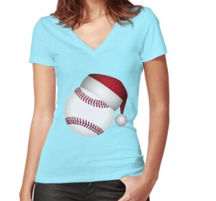 baseball style christmas shirts