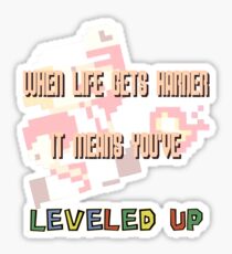 Leveling Up Sticker