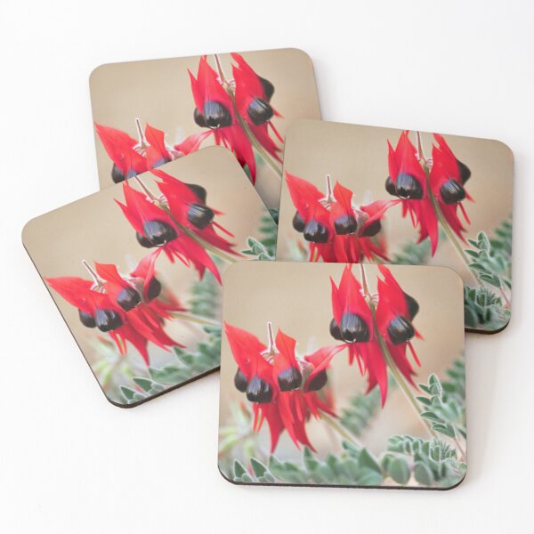 Item preview, A Scarlet Beauty - Sturt's Desert Pea designed and sold by imaginethis.